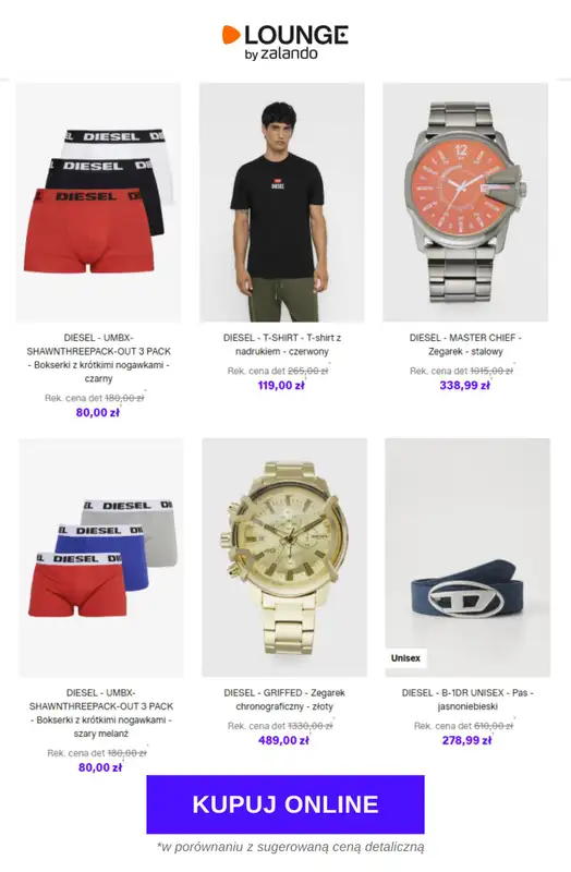 Lounge by Zalando - gazetka promocyjna Do -79% DIESEL od piątku 27.02 do niedzieli 01.03 - strona 3