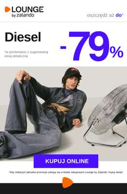 Lounge by Zalando - gazetka promocyjna Do -79% DIESEL od piątku 27.02 do niedzieli 01.03