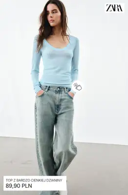 Zara - gazetka promocyjna Stylowe topy damskie od soboty 28.02  - strona 10