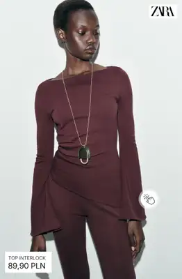 Zara - gazetka promocyjna Stylowe topy damskie od soboty 28.02  - strona 9