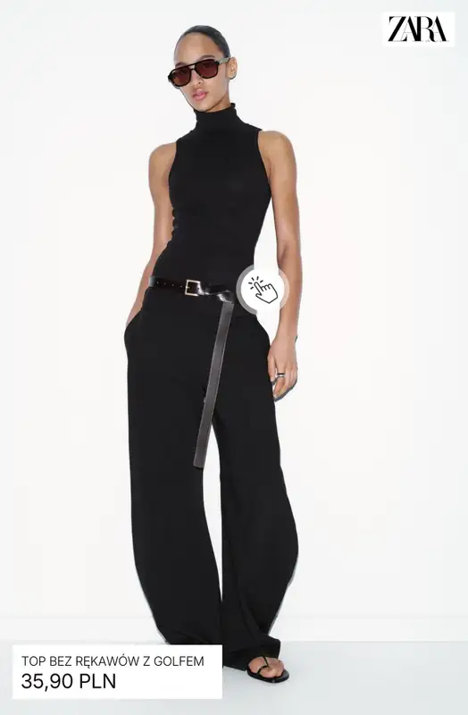 Zara - gazetka promocyjna Stylowe topy damskie od soboty 28.02  - strona 6