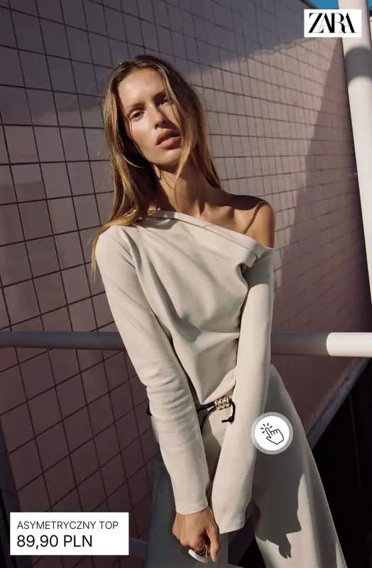 Zara - gazetka promocyjna Stylowe topy damskie od soboty 28.02  - strona 5