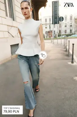 Zara - gazetka promocyjna Stylowe topy damskie od soboty 28.02  - strona 4