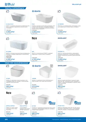 Blu Salony Łazienek - gazetka promocyjna Gazetka promocyjna od niedzieli 01.03 do wtorku 30.06 - strona 20