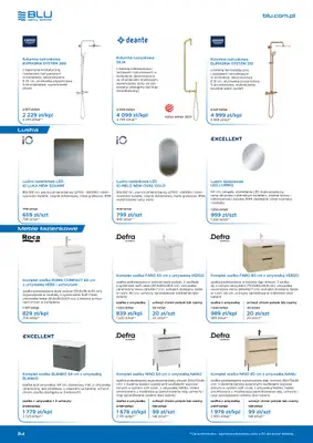 Blu Salony Łazienek - gazetka promocyjna Gazetka promocyjna od niedzieli 01.03 do wtorku 30.06 - strona 14
