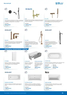 Blu Salony Łazienek - gazetka promocyjna Gazetka promocyjna od niedzieli 01.03 do wtorku 30.06 - strona 19
