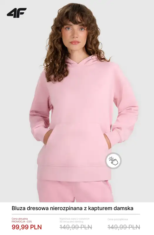 4F - gazetka promocyjna Wygodne komplety dresowe dla niej od piątku 27.02  - strona 10