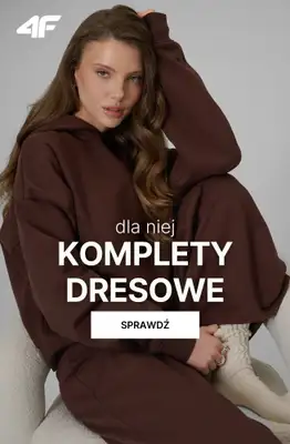 4F - gazetka promocyjna Wygodne komplety dresowe dla niej od piątku 27.02 