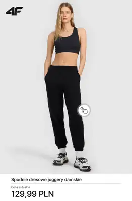 4F - gazetka promocyjna Wygodne komplety dresowe dla niej od piątku 27.02  - strona 9