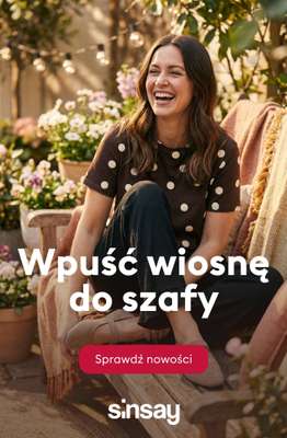 Sinsay - gazetka promocyjna Wpuść wiosnę do szafy! od piątku 27.02 do czwartku 05.03