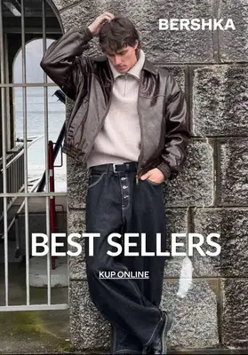 Bershka - gazetka promocyjna Best sellers - odzież męska od niedzieli 01.03 