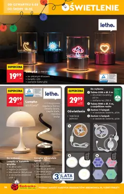 Biedronka - gazetka promocyjna Hity i inspiracje, od 28.02 od soboty 28.02 do środy 18.03 - strona 36