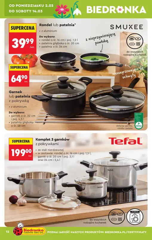 Biedronka - gazetka promocyjna Hity i inspiracje, od 28.02 od soboty 28.02 do środy 18.03 - strona 14