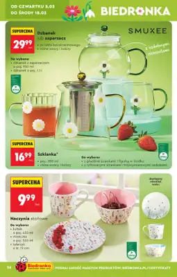 Biedronka - gazetka promocyjna Hity i inspiracje, od 28.02 od soboty 28.02 do środy 18.03 - strona 28