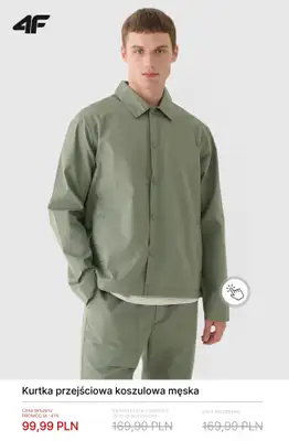 4F - gazetka promocyjna Kurtki przejściowe męskie od soboty 28.02  - strona 5