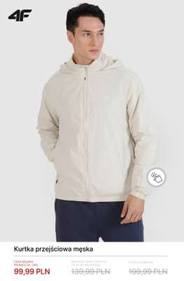 4F - gazetka promocyjna Kurtki przejściowe męskie od soboty 28.02  - strona 2