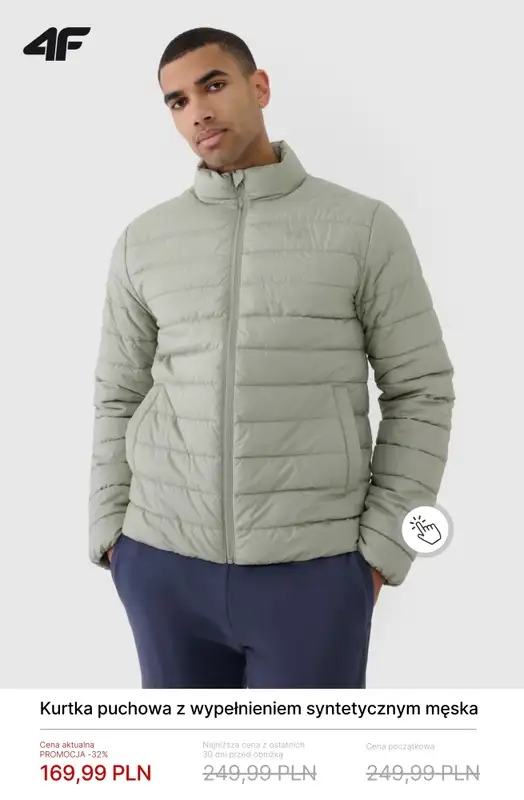 4F - gazetka promocyjna Kurtki przejściowe męskie od soboty 28.02  - strona 7