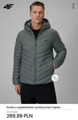 4F - gazetka promocyjna Kurtki przejściowe męskie od soboty 28.02  - strona 9