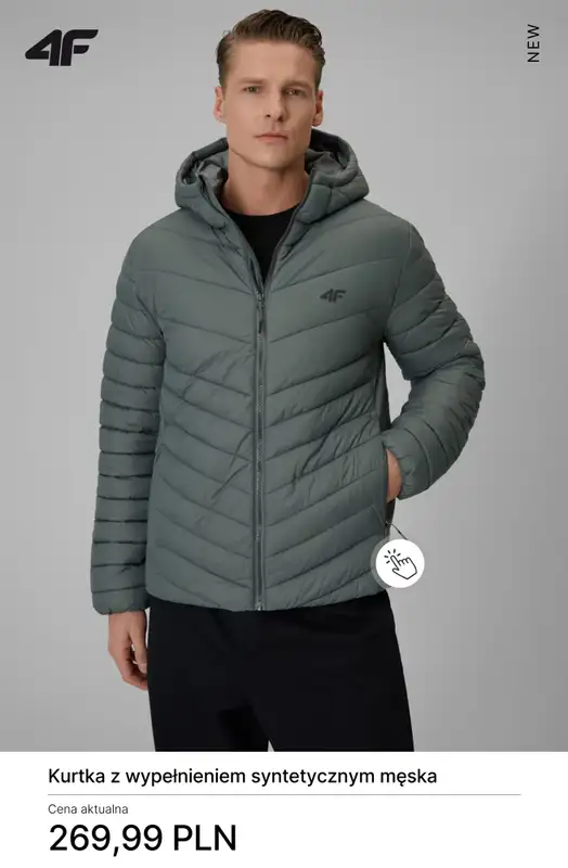 4F - gazetka promocyjna Kurtki przejściowe męskie od soboty 28.02  - strona 9