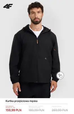 4F - gazetka promocyjna Kurtki przejściowe męskie od soboty 28.02  - strona 6