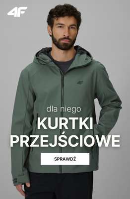 4F - gazetka promocyjna Kurtki przejściowe męskie od soboty 28.02 