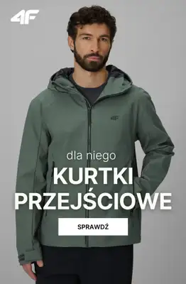4F - gazetka promocyjna Kurtki przejściowe męskie od soboty 28.02 