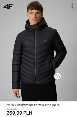 4F - gazetka promocyjna Kurtki przejściowe męskie od soboty 28.02  - strona 4