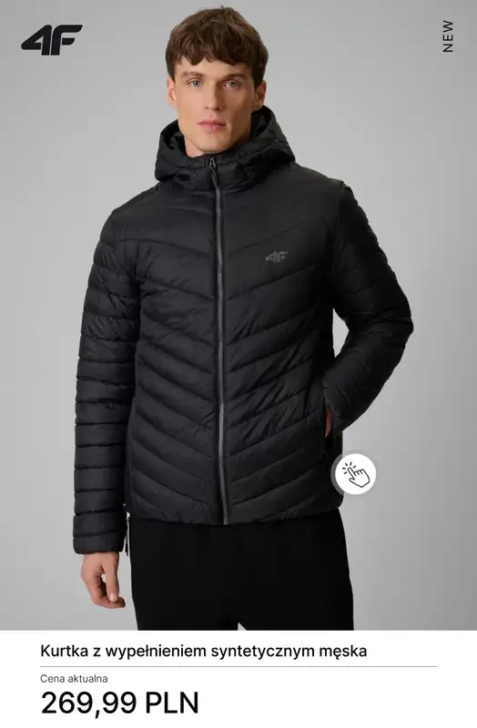 4F - gazetka promocyjna Kurtki przejściowe męskie od soboty 28.02  - strona 4