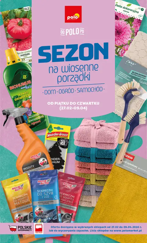 POLOmarket - gazetka promocyjna Katalog Sezon na wiosenne porządki  