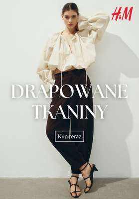 H&M - gazetka promocyjna Drapowane tkaniny od piątku 27.02 