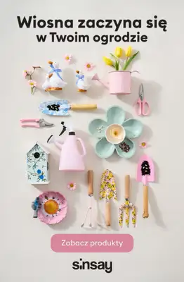 Sinsay - gazetka promocyjna Wiosna w Twoim ogrodzie od soboty 28.02 