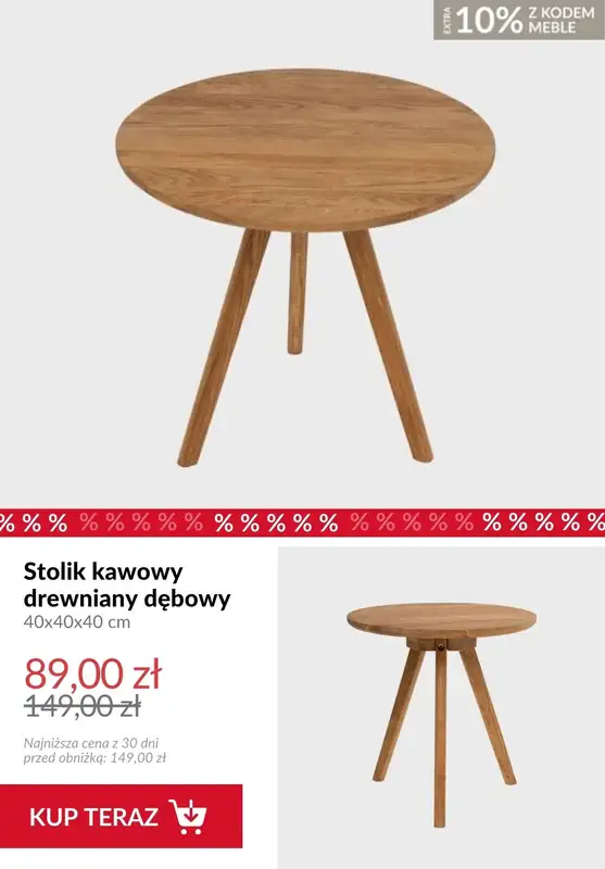 Homla - gazetka promocyjna Extra -10% na meble od piątku 27.02  - strona 3