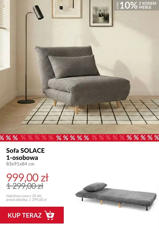 Homla - gazetka promocyjna Extra -10% na meble od piątku 27.02  - strona 11