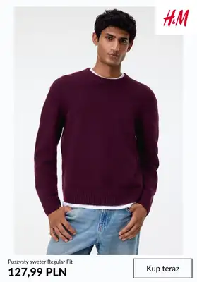 H&M - gazetka promocyjna Męskie swetry od niedzieli 01.03  - strona 4