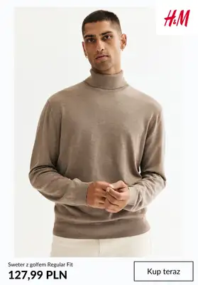 H&M - gazetka promocyjna Męskie swetry od niedzieli 01.03  - strona 10