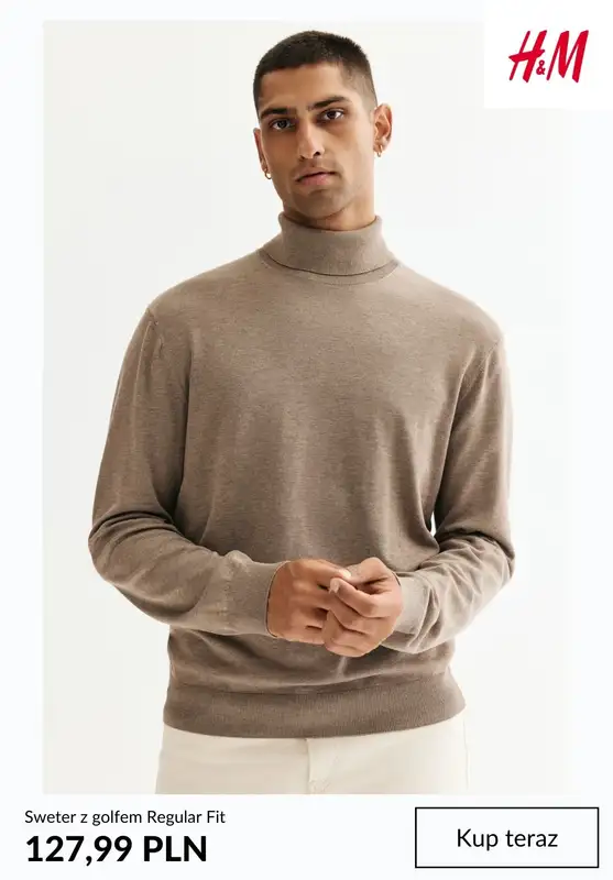 H&M - gazetka promocyjna Męskie swetry od niedzieli 01.03  - strona 10