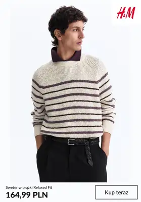 H&M - gazetka promocyjna Męskie swetry od niedzieli 01.03  - strona 7