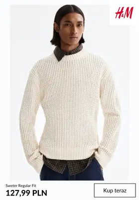 H&M - gazetka promocyjna Męskie swetry od niedzieli 01.03  - strona 9