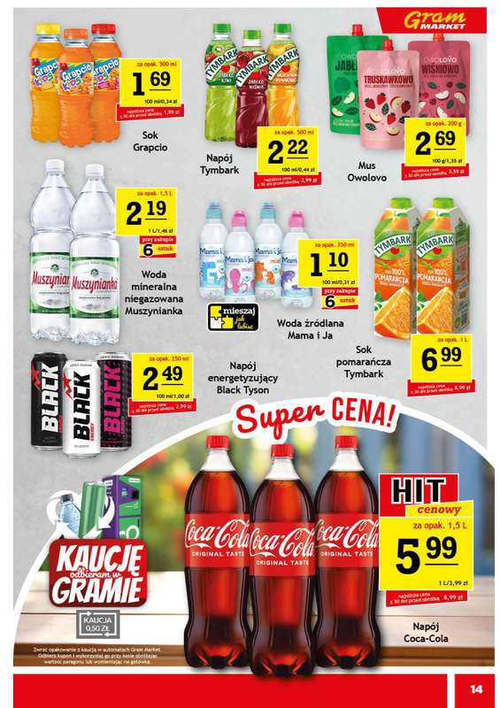 Gram Market - gazetka promocyjna Gazetka od środy 04.03 do wtorku 10.03 - strona 14