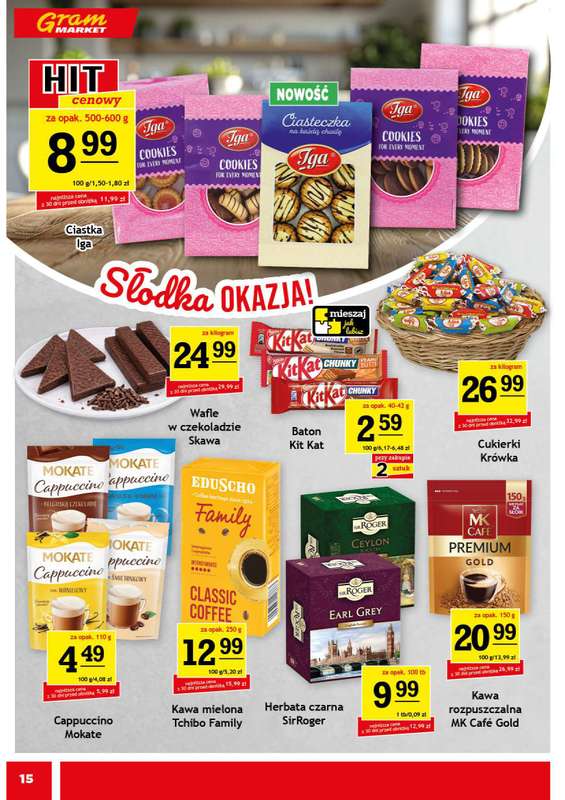 Gram Market - gazetka promocyjna Gazetka od środy 04.03 do wtorku 10.03 - strona 15