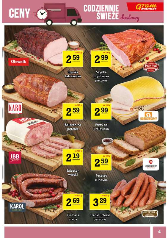 Gram Market - gazetka promocyjna Gazetka od środy 04.03 do wtorku 10.03 - strona 4
