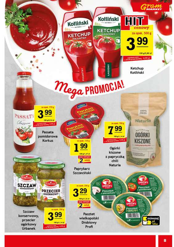Gram Market - gazetka promocyjna Gazetka od środy 04.03 do wtorku 10.03 - strona 8