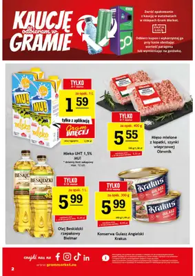 Gram Market - gazetka promocyjna Gazetka od środy 04.03 do wtorku 10.03 - strona 2