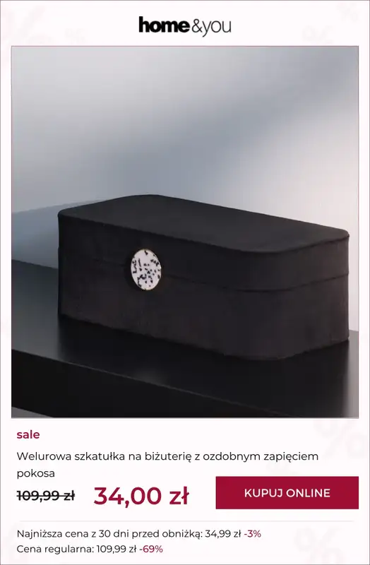 home&you - gazetka promocyjna SALE do 39,99 zł od soboty 28.02  - strona 3