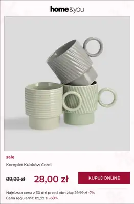 home&you - gazetka promocyjna SALE do 39,99 zł od soboty 28.02  - strona 5