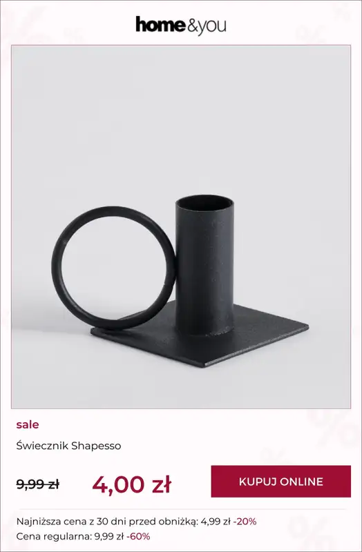 home&you - gazetka promocyjna SALE do 39,99 zł od soboty 28.02  - strona 8