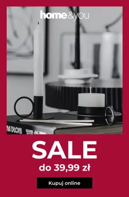 home&you - gazetka promocyjna SALE do 39,99 zł od soboty 28.02 