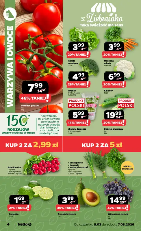 Netto - gazetka promocyjna Gazetka  do soboty 07.03 - strona 4