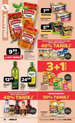 Netto - gazetka promocyjna Gazetka  do soboty 07.03 - strona 12