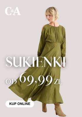 C&A - gazetka promocyjna Sukienki od 69,99 zł od soboty 28.02 